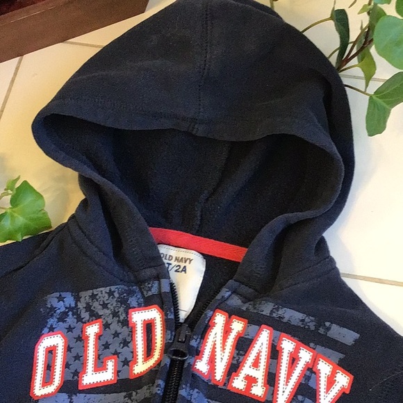 ‘Old Navy’ Hooded Jersey Jacket - Picture 2 of 4